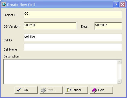 Create New Cell